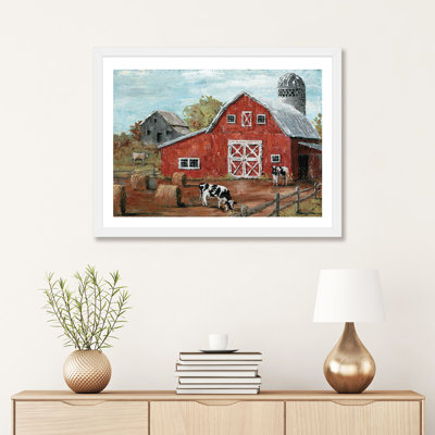 «Country Barn», reproduction sur toile tendue