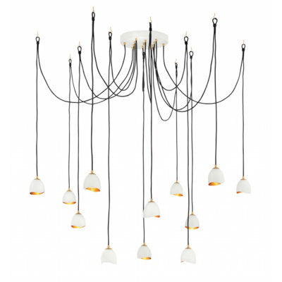Nula 12 - Light Shaded Tiered Chandeliers