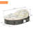 Outdoor Patio Daybed with Adjustable Backrests, Foldable Cup Trays, Weather-Resistant Cushions, and Ergonomic Wave Design for Ultimate Relaxation.-129594950