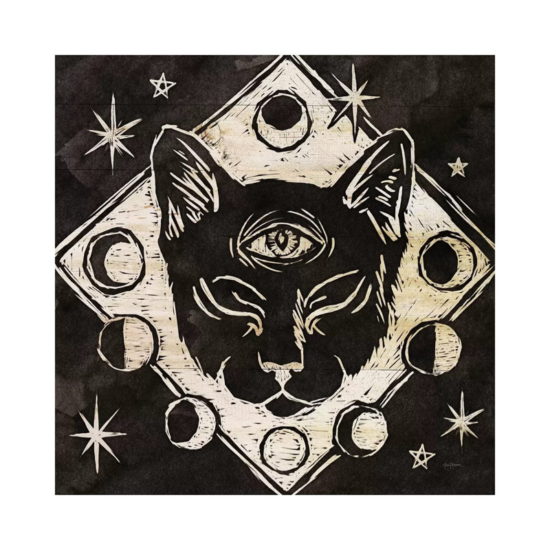 Mystical Halloween Wood IV by Mary Urban - Wrapped Canvas Painting, 66.04cm H x 66.04cm W x 1.91cm D
