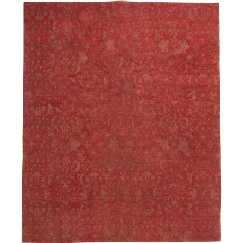 Modern One-of-a-Kind Rectangle 8' X 9'9" Hand Knotted Area Rug