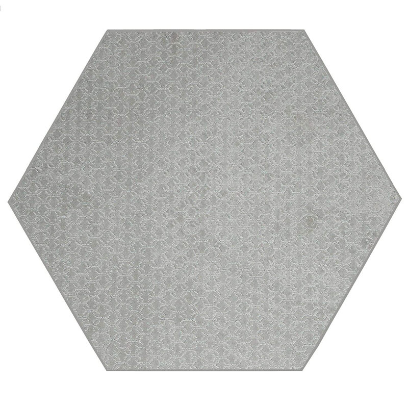 Valid Custom Floor Rug - Grey, Hexagon 11'