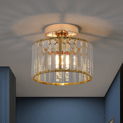Glass Semi Flush Mount