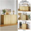Armoire décorative 2PCS avec tablettes réglables-1903928238