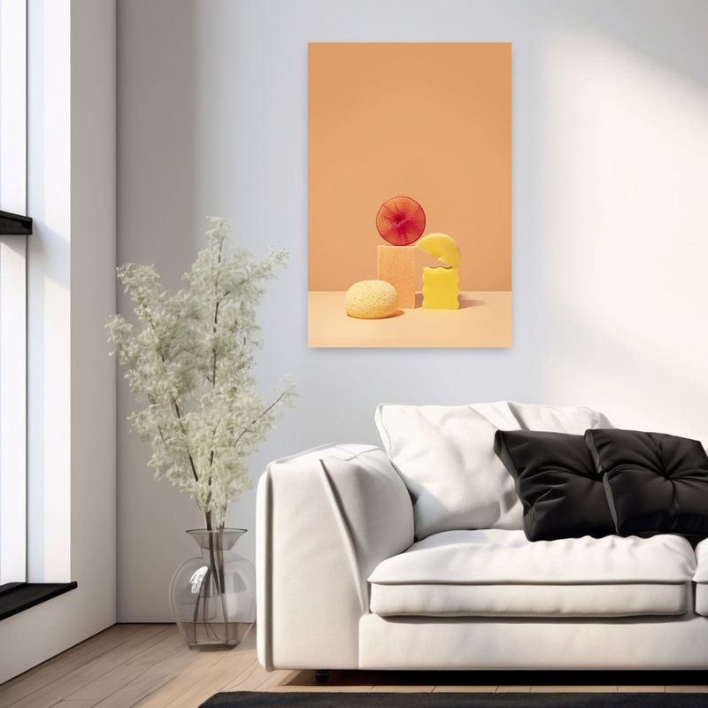Denetria Contemporary Art Abstract Contemporary Wall Art - Wrapped Canvas Print, 91.44 cm H x 60.96 cm W
