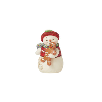Figurine en pain d'épice bonhomme de neige Jim Shore Heartwood Creek