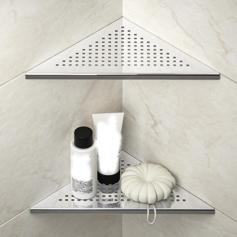 Wall Mounted Required Stainless Steel Shower Shelf
