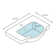 D-Code 3 Hole 22" Wall Mount Bathroom Sink with Overflow