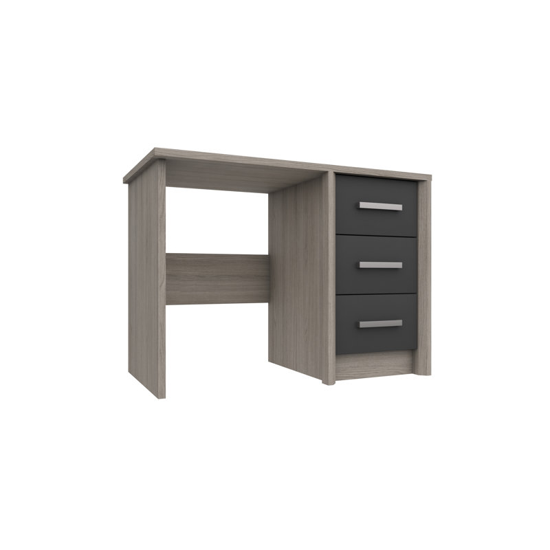 Colville Dressing Table, Grey Oak/Graphite Gloss