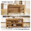 Solid Wood Kitchen Island-299697396