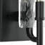 Applique murale bougie en acier Jodge