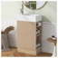 Ensemble de meuble-lavabo simple avec plateau 18,60 Bement-527245270