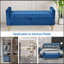 Banc de rangement avec repose-pieds de 48 po, banc avec rangement, pour entrée, chambre à coucher, salon