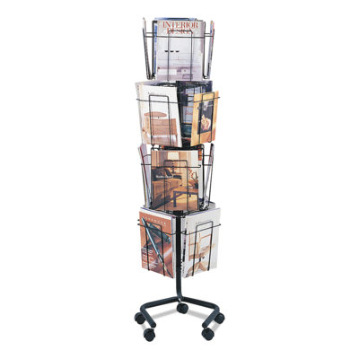 Rotating Magazine Rack