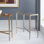 10'' W Glass Console Table
