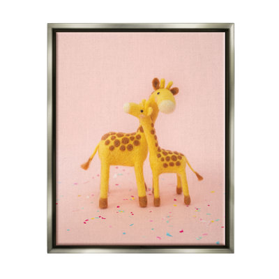 "Indigo Safari", rose pastel, étreintes de girafes encadrées par Lemon & Sugar