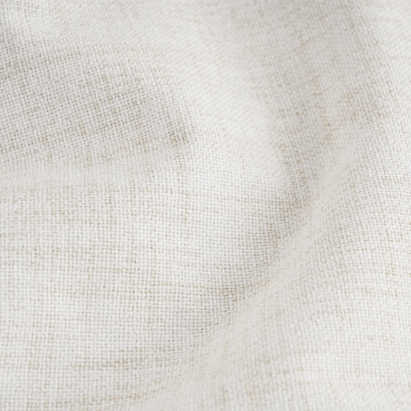 Birglinde Faux Linen Textured Thermal 100% Blackout Curtains for Bedroom Living Room Rod Pocket/Ring Clips (Set of 2)