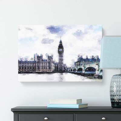 The Houses of Parliament London - Wrapped Canvas