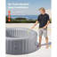 Spa gonflable rond portatif 81,9 x 26 po pour 4 à 6 personnes