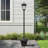 Jermery Black 1 -Light 67'' H Integrated LED Lantern Head