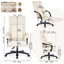 Calene High Back Executive Office Chair, Ergonomic Design Thick Cushion Desk Chair, PU Leather Adjustable Swivel Chair for Home & Office-1118253685