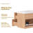 Bibbye 72" Wall Mounted Floating Bathroom Vanity With Double Sinks
