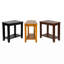 Table de chevet contemporaine avec tablette inférieure et plateau inférieur