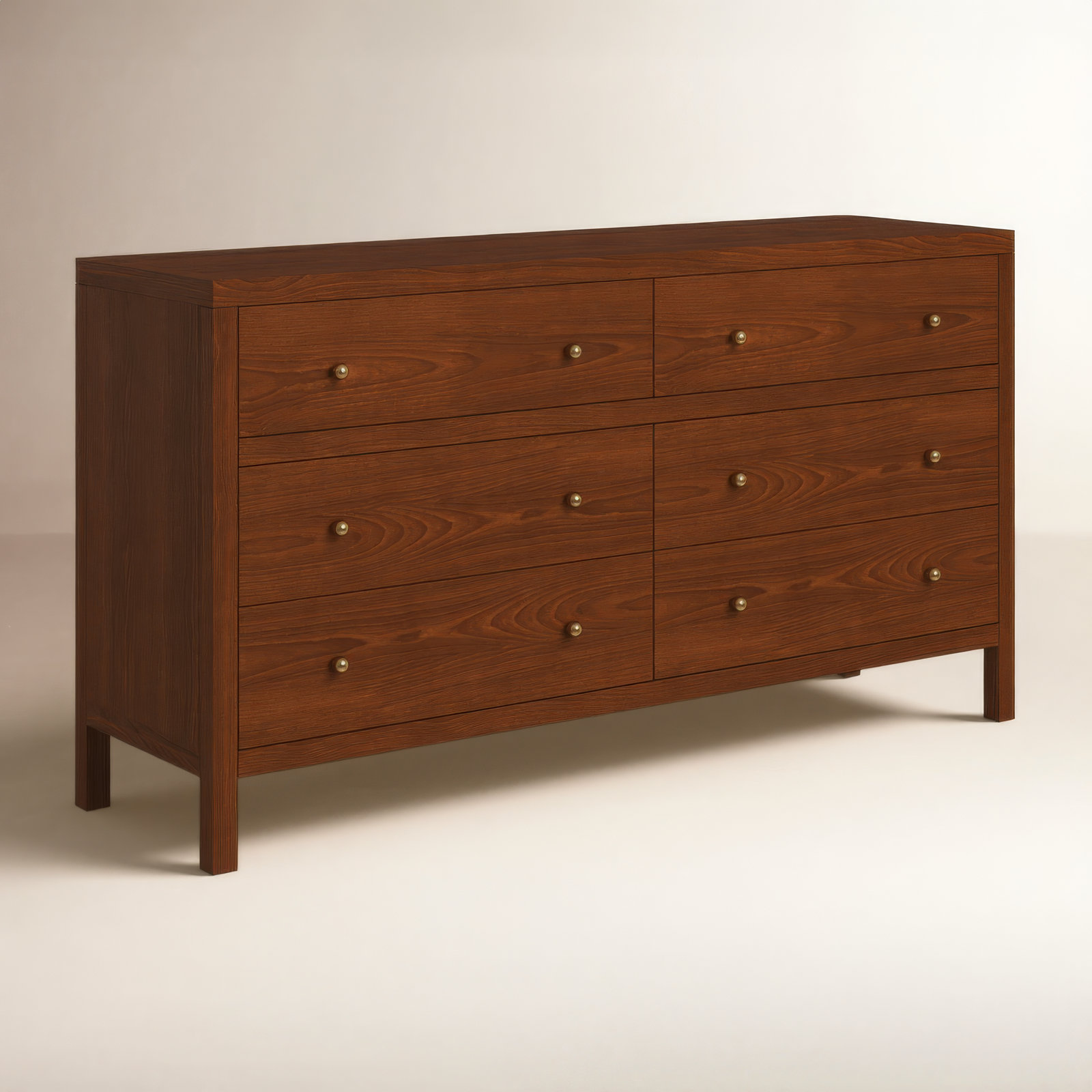 Celine 60" Acacia Double Dresser, Walnut