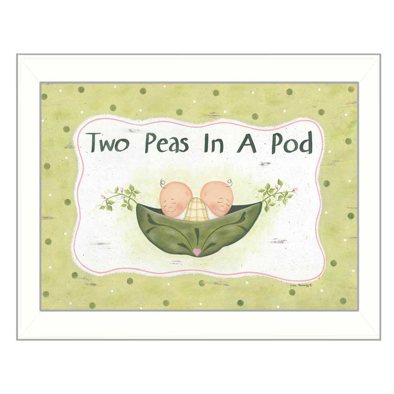 «Two Peas in a Pod», impression encadrée