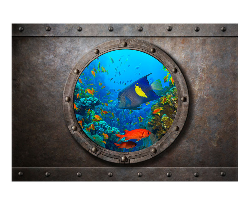 Dziyah 3D Embossed Matte Peel & Stick Mural, 245cm W x 343cm L