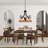 Abdeslam 5 - Light Glass Dimmable Novelty Chandelier