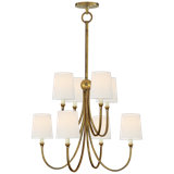 Thomas O'Brien Reed Large Chandelier