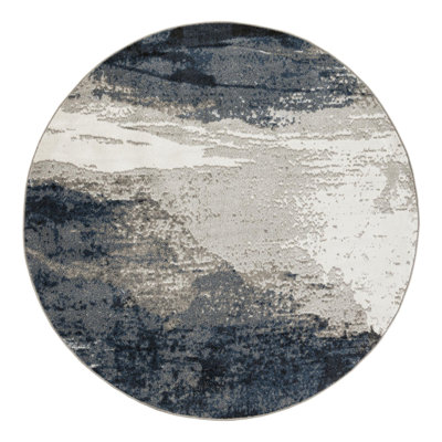 Ivy Bronx Glomma Nathanyl Rug Blue