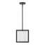 Luminaire suspendu carré à 1 lumière Hodder