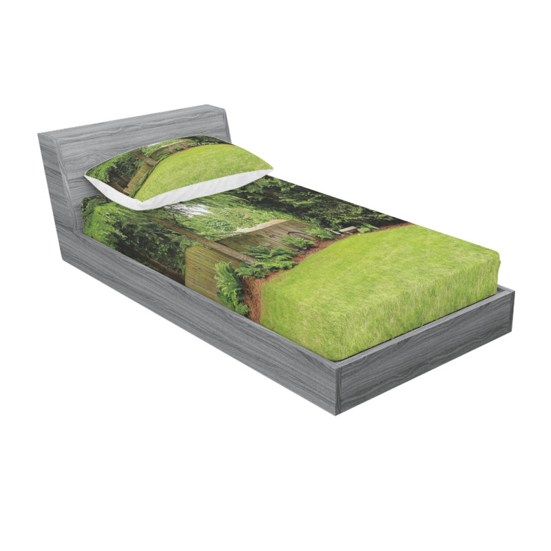 Ensemble de draps pour la photographie en plein air, Ensemble de draps lit simple + 1 taie d'oreiller