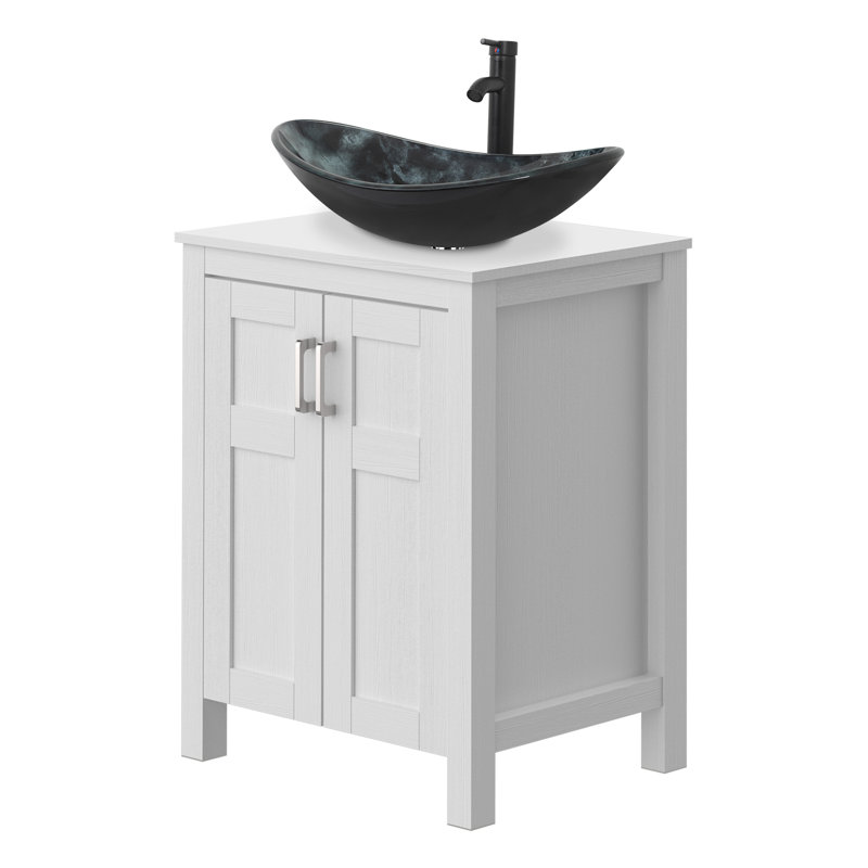 Meuble-lavabo autoportant avec lavabo