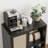 Sideboard Cabinet With Storage, 34 Inch Wine Bar Cabinet With Wine Racks, Buffet Cabinets For Home, Living Room-991219190