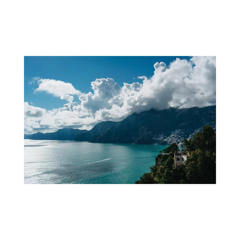 Positano View V 1 Piece Wall Art on Canvas, 66.04cm H x 101.6cm W x 1.91cm D, Wrapped Canvas