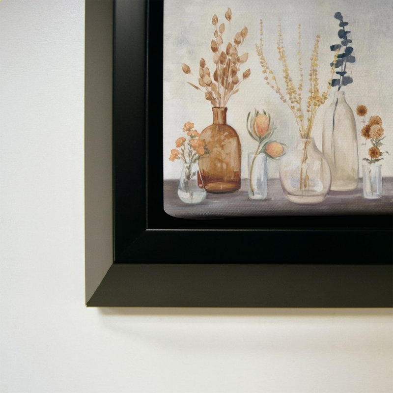 «Autumn Greenhouse I Amber» par Julia Purinton - Impression sur toile, 34" H x 24" W, Black