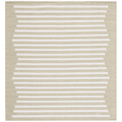 Esven Hand Woven Cotton Striped Rug