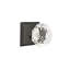 Privacy (Bed & Bath) Diamond Crystal Knob with Quincy Rose-214634353