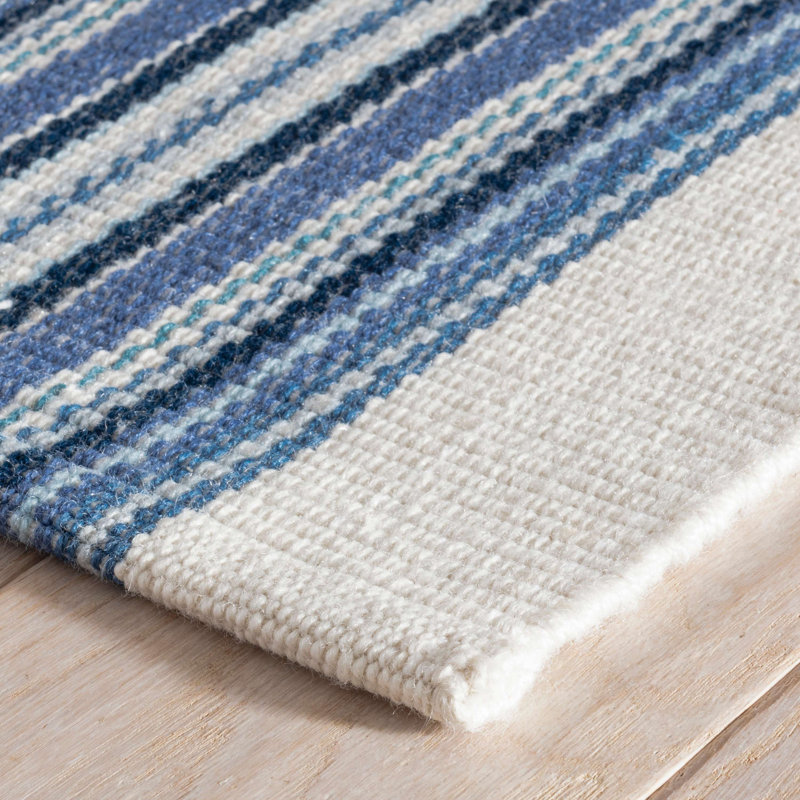 Tapis intérieur / extérieur bleu Road Runner, Rectangle 10 pi x 14 pi