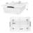 40qt Clear Underbed Stackable Storage Bins with Lids and Handles, 2-Pack
