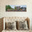 Paysage urbain I, Amsterdam, North Holland Province, Pays-Bas par Panoramic Images - impression sur toile tendue-20159870-72604921