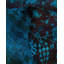 Tapis unique noué à la main Fine Vibrance - bleu, 9 pi 0 po x 11 pi 10 po