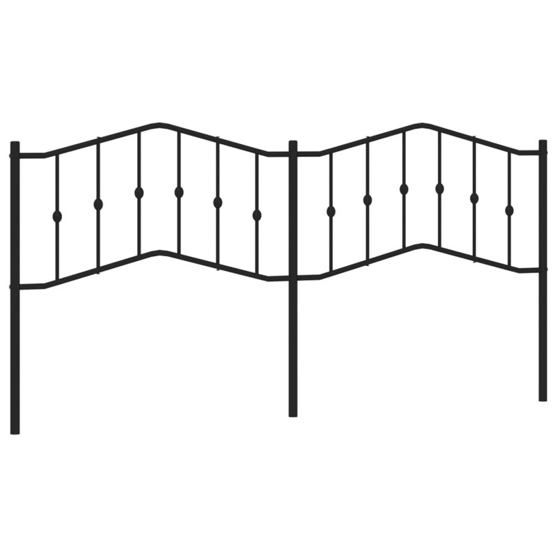 Bayhills Headboard, 98cm H x 206cm W x 4cm D, Black
