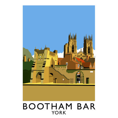 Bootham Bar by Richard O'Neil - Print