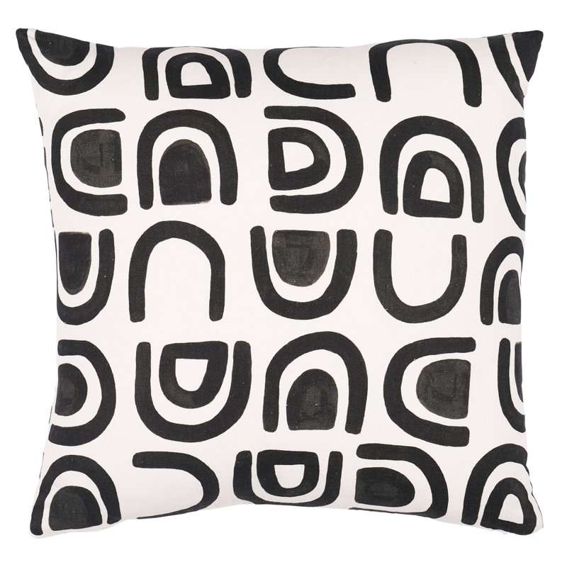 Schumacher x Hadiya Williams Threshold Pillow, Carbon