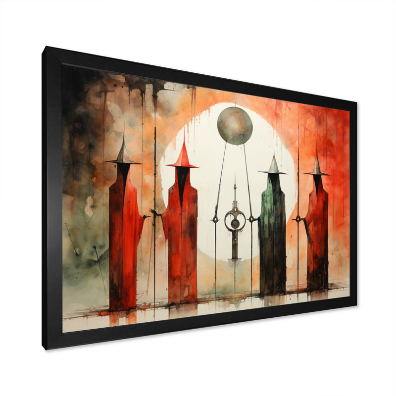 Janalyn, corail noir, Mexique, "The offert", reproduction d'art sur toile, H 30 po x l 40 po x P 1,5 po, Cadre simple noir