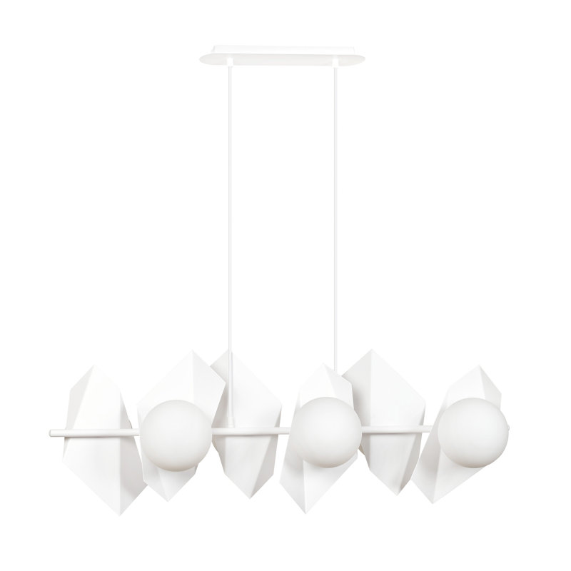Anna-Lisa 6 - Light Kitchen Island Pendant, White